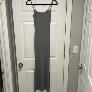 Gray skims dress